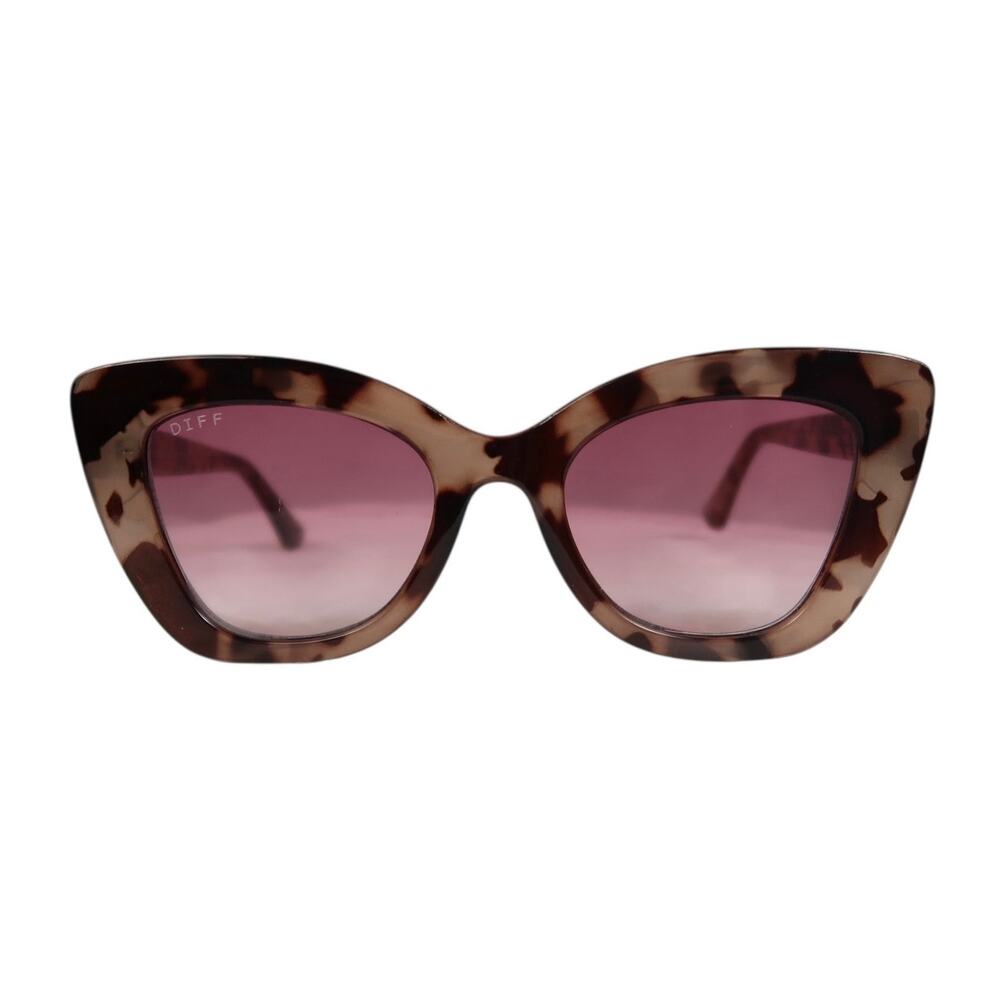 Diff Eyewear Melody Cat Eye Sunglasses Blush Tort… - image 1